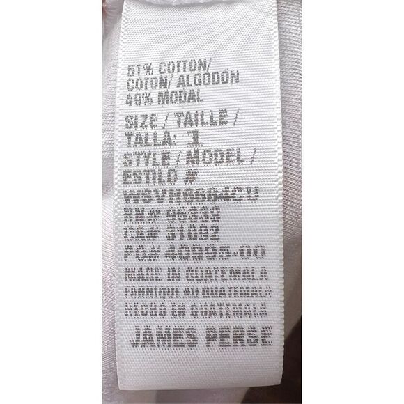 James Perse White Short Sleeve Cotton Dress NWT Size 1 Small - Picture 6 of 6